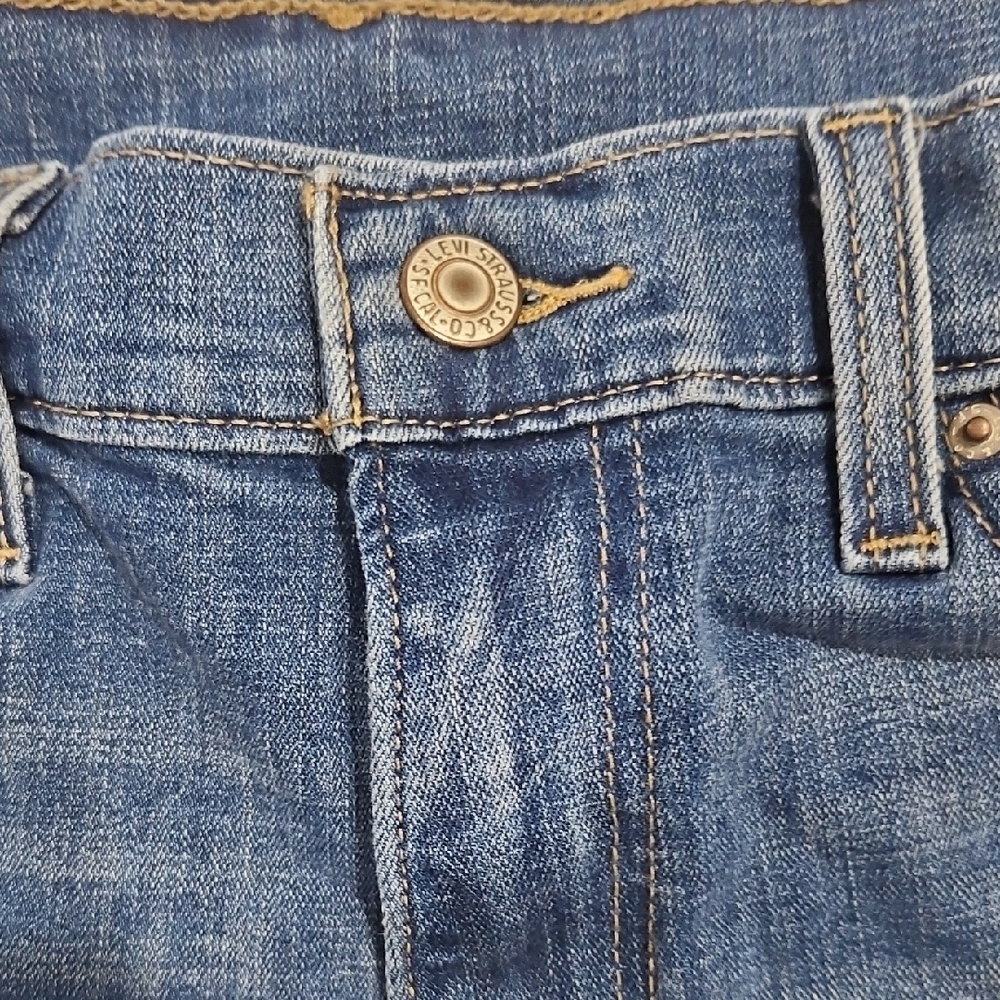 Levi's Classic Blue Jean Shorts Cutoffs size 27 - Picture 6 of 6